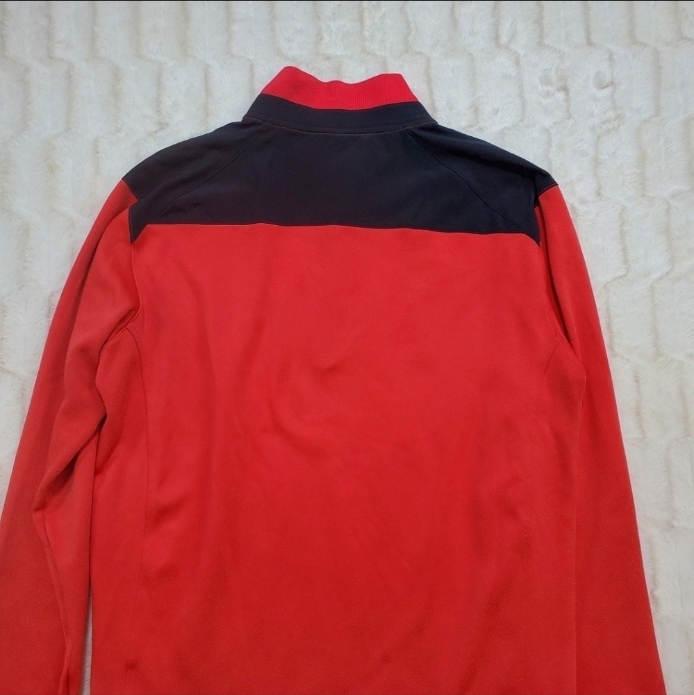 Nike Golf Tour Performance Men's Jacket size Medium Half Zip Softshell - Picture 5 of 9
